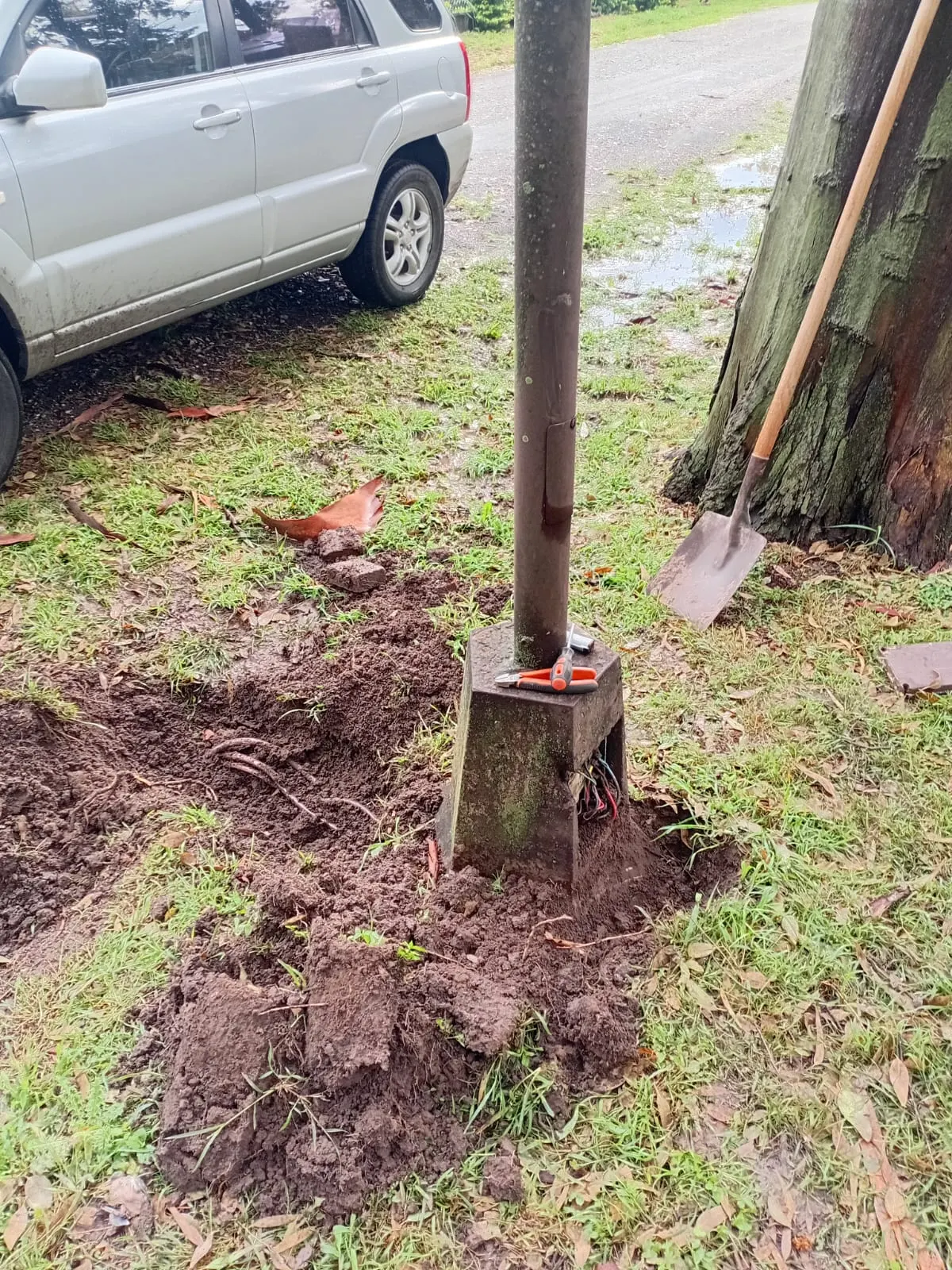 Bocas y cableado en construcción