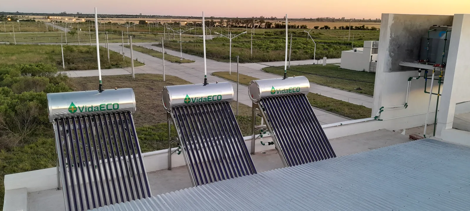 Montaje de sistema de energía solar